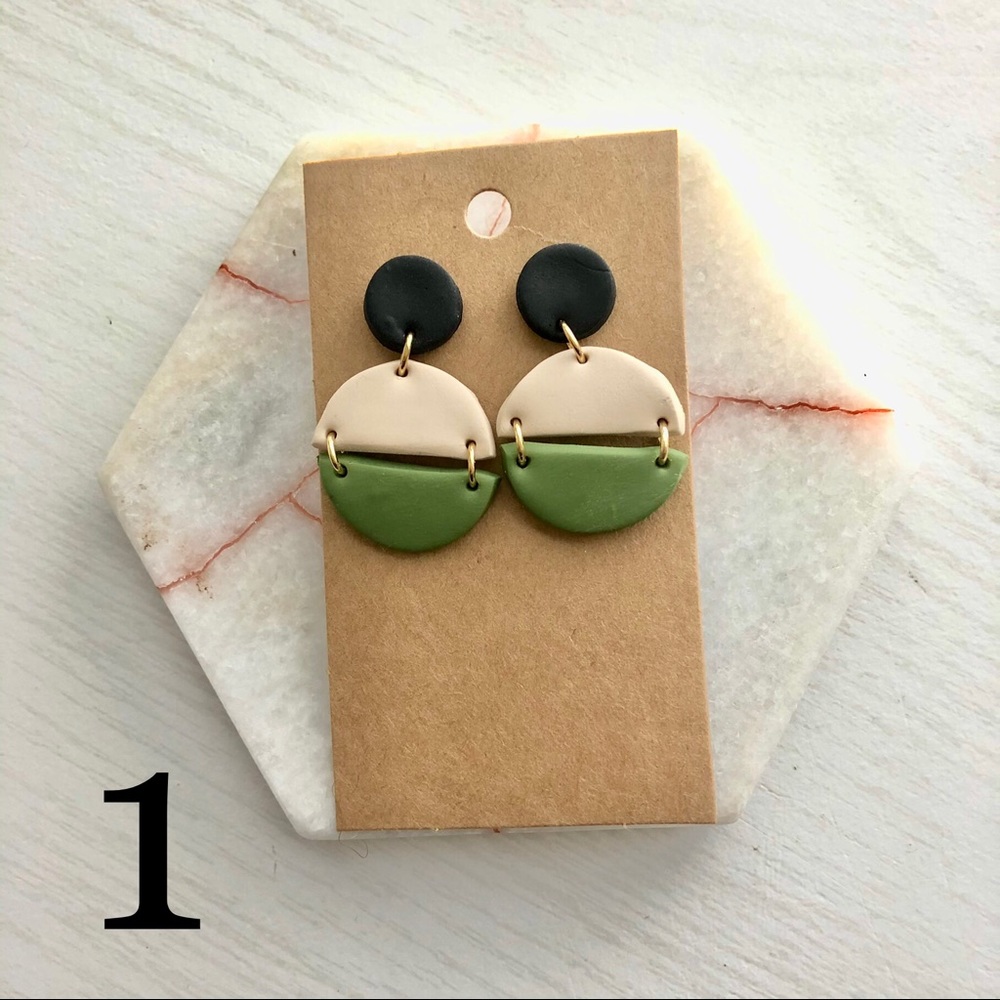 Handmade Polymer Clay Earrings